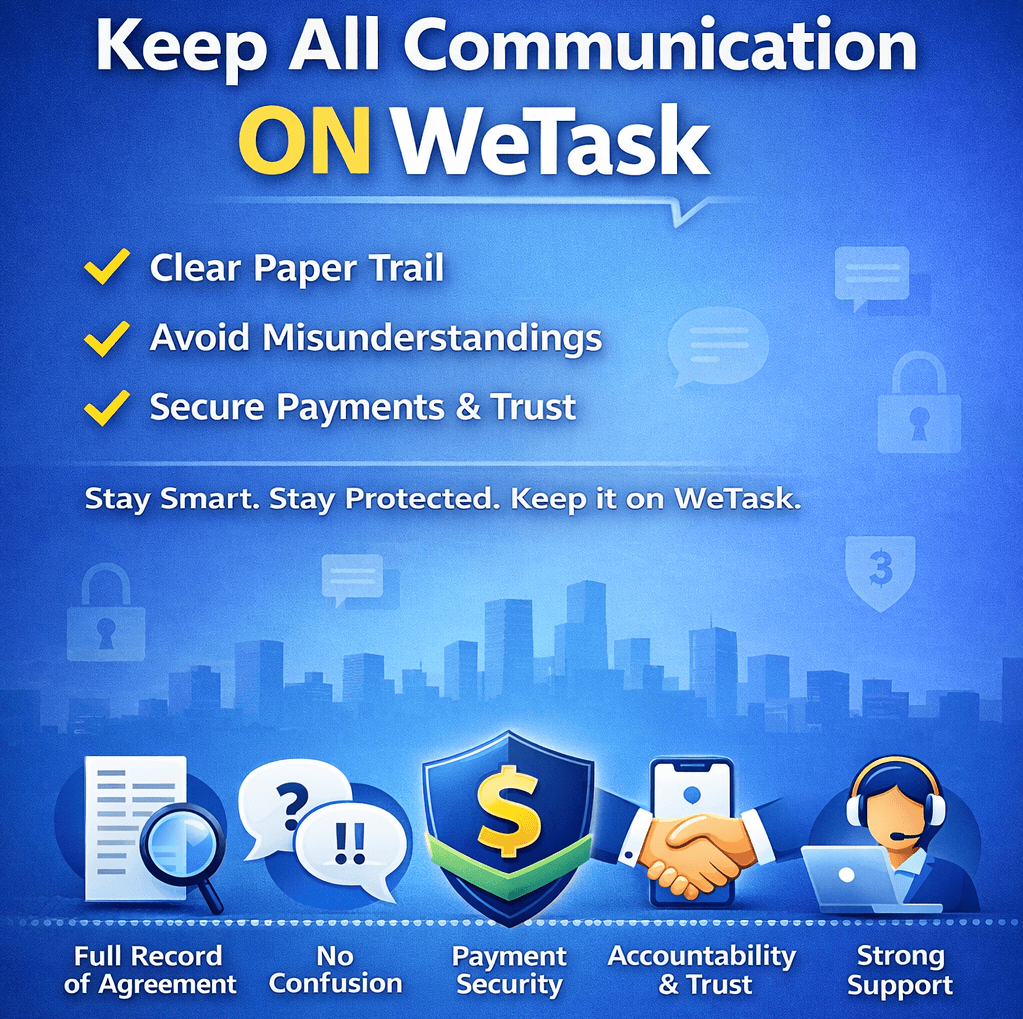 Why Keeping All Communication on WeTask Matters